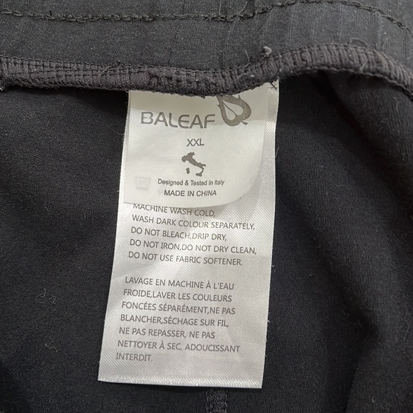 Baleaf black sweatpant shorts XXL - Picture 3 of 10